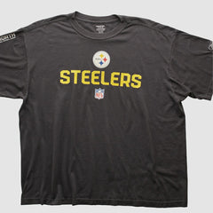 Pittsburgh Steelers Reebok 2000s T-shirt - Black Vintage - Fanatics
