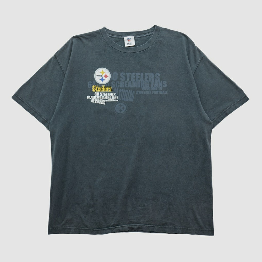 Pittsburgh Steelers NFL 2010s T-shirt - Charcoal Vintage - Fanatics