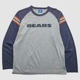 Chicago Bears NFL 2000s Long Sleeve T-shirt - Heather Gray Vintage - Fanatics