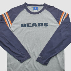 Chicago Bears NFL 2000s Long Sleeve T-shirt - Heather Gray Vintage - Fanatics