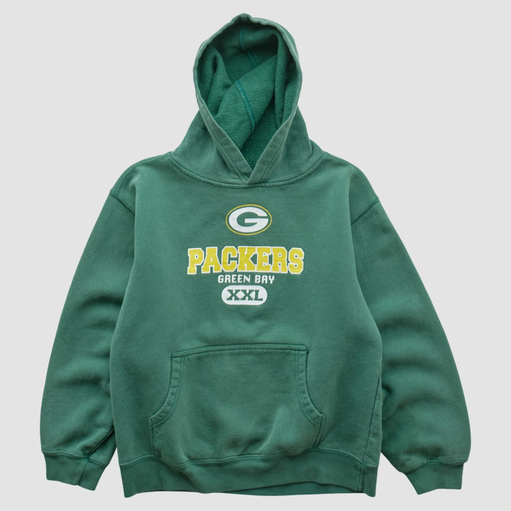 Green Bay Packers NFL 2000s Hooded Sweatshirt - Green Vintage - Fanatics