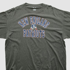 New England Patriots NFL 2010s Long Sleeve T-shirt - Dark Heather Gray Vintage - Fanatics