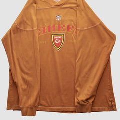 Kansas City Chiefs NFL 2000s Pullover Sweatshirt - Brown Vintage - Fanatics