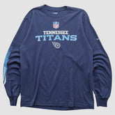 Tennessee Titans Reebok 2000s Long Sleeve T-shirt - Navy Vintage - Fanatics