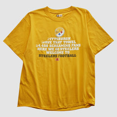 Pittsburgh Steelers NFL 2010s T-shirt - Yellow Vintage - Fanatics