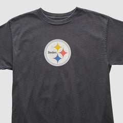 Pittsburgh Steelers Reebok 2000s T-shirt - Charcoal Vintage - Fanatics