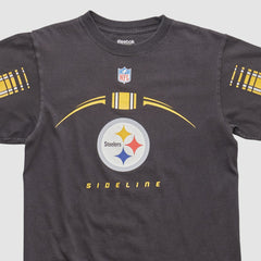 Pittsburgh Steelers Reebok 2000s T-shirt - Black Vintage - Fanatics