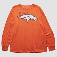 Denver Broncos NFL 2000s Long Sleeve T-shirt - Orange Vintage - Fanatics