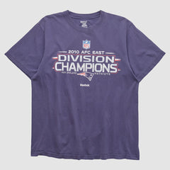 New England Patriots Reebok 2010 T-shirt - Purple Vintage - Fanatics