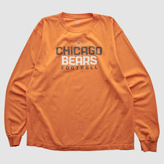Chicago Bears Reebok 2000s Long Sleeve T-shirt - Orange Vintage - Fanatics