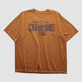 New York Giants Reebok 2008 T-shirt - Orange Vintage - Fanatics