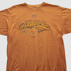 Pittsburgh Steelers Reebok 2009 T-shirt - Orange Vintage - Fanatics