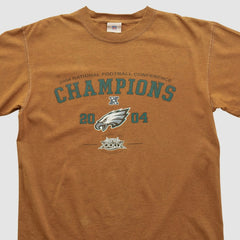 Philadelphia Eagles NFL 2004 T-shirt - Brown Vintage - Fanatics