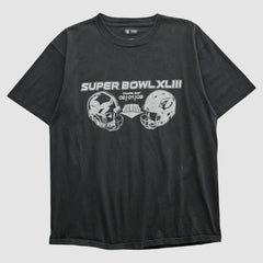 Superbowl XLIII NFL 2009 T-shirt - Black Vintage - Fanatics