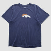 Denver Broncos Reebok 2000s T-shirt - Navy Vintage - Fanatics