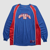 New York Giants NFL 2000s Long Sleeve T-shirt - Blue Vintage - Fanatics