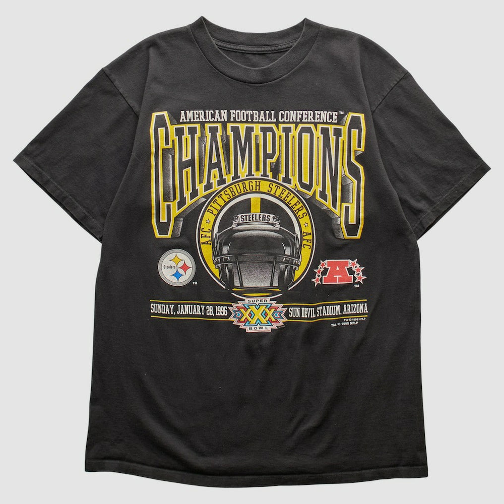 Pittsburgh Steelers 1996 T-shirt - Black Vintage - Fanatics
