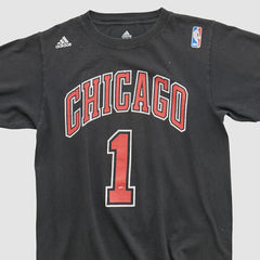 Adidas Chicago Bulls 2010s T-shirt Black Vintage