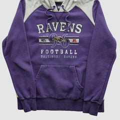 Baltimore Ravens NFL 2010s Hooded Pullover Sweatshirt - Purple Vintage - Fanatics