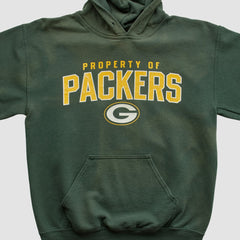 Green Bay Packers Reebok 2000s Hooded Pullover Sweatshirt - Green Vintage - Fanatics