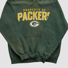 Green Bay Packers Reebok 2000s Hooded Pullover Sweatshirt - Green Vintage - Fanatics