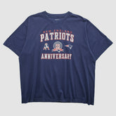 New England Patriots Reebok 2009 T-shirt - Navy Vintage - Fanatics