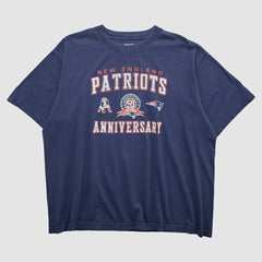 New England Patriots Reebok 2009 T-shirt - Navy Vintage - Fanatics