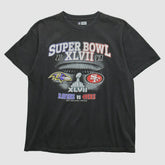 Superbowl XLVII NFL 2013 T-shirt - Black Vintage - Fanatics