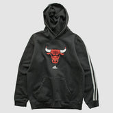 Adidas Chicago Bulls 2010s Hooded Sweatshirt Black Vintage