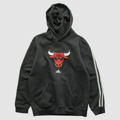Adidas Chicago Bulls 2010s Hooded Sweatshirt Black Vintage