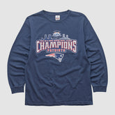 New England Patriots Alstyle 2005 Long Sleeve T-shirt - Navy Vintage - Fanatics