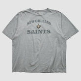 New Orleans Saints NFL 2000s T-shirt - Heather Gray Vintage - Fanatics