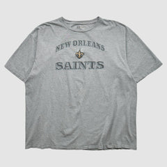 New Orleans Saints NFL 2000s T-shirt - Heather Gray Vintage - Fanatics
