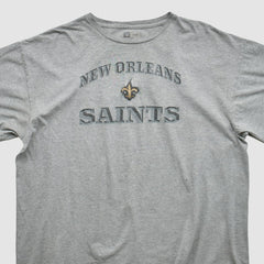 New Orleans Saints NFL 2000s T-shirt - Heather Gray Vintage - Fanatics