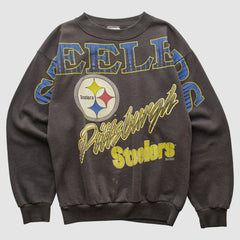 Pittsburgh Steelers Tultex 1994 Pullover Sweatshirt - Charcoal Vintage - Fanatics