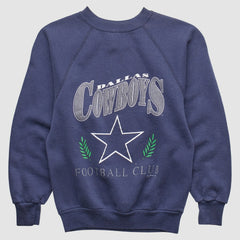 Dallas Cowboys Hero 90s Pullover Sweatshirt - Navy Vintage - Fanatics