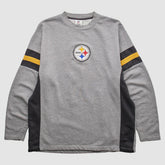 Pittsburgh Steelers NFL 2010s Pullover Sweatshirt - Heather Gray Vintage - Fanatics