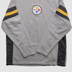 Pittsburgh Steelers NFL 2010s Pullover Sweatshirt - Heather Gray Vintage - Fanatics