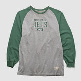 New York Jets NFL 2000s Long Sleeve T-shirt - Heather Gray Vintage - Fanatics