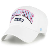 Seattle Seahawks '47 Super Bowl LX Champions Side Patch Clean Up Adjustable Hat - White - NFL
