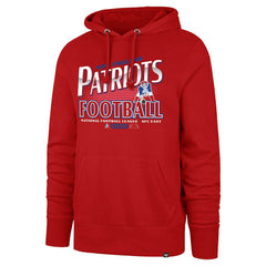 New England Patriots '47 Regional Headline Hoodie - Red - 47 brand