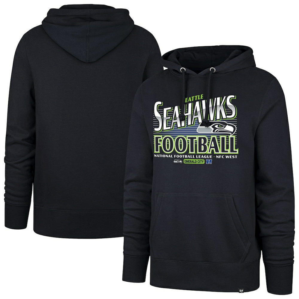 Seattle Seahawks '47 Regional Headline Hoodie - College Navy - 47 brand