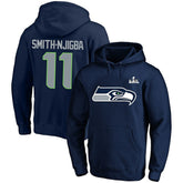 Jaxon Smith-Njigba Seattle Seahawks Super Bowl LX Champions Big & Tall Name & Number Fleece Hoodie - College Navy - Fanatics