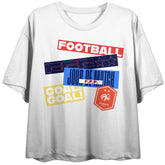 France National Team Women's White Jour De Match Cropped T-Shirt