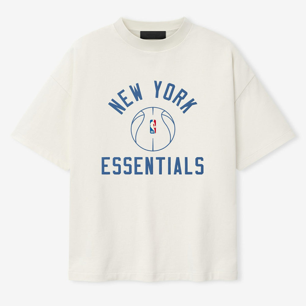 New York Knicks Fear of God x Barkley L. Hendricks Unisex 90's T-Shirt Cream