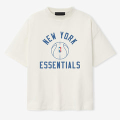 New York Knicks Fear of God x Barkley L. Hendricks Unisex 90's T-Shirt Cream