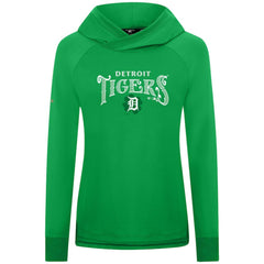 Detroit Tigers Levelwear Women's St. Patrick's Day Slender Raglan Hoodie Online