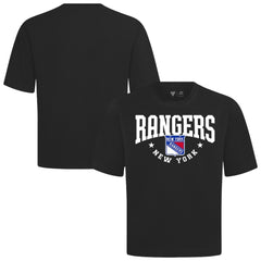 New York Rangers Levelwear Luxe Signature Knit T-Shirt - Black | NHL online