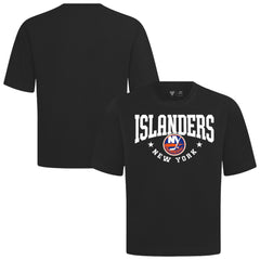 New York Islanders Levelwear Luxe Signature Knit T-Shirt - Black | NHL on sale