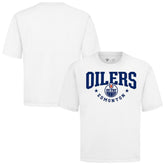 Edmonton Oilers Levelwear Luxe Signature Knit T-Shirt - White | NHL sale